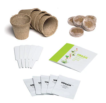 Urban Greens Grow Kit 10x10cm, Summer Salad - Image 2