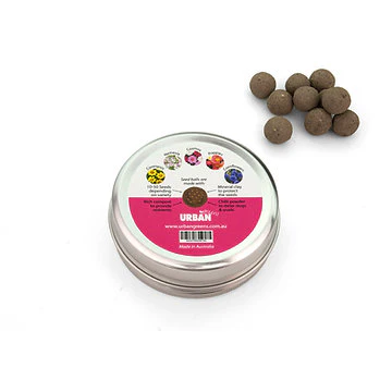 Urban Greens Seed Balls (For Planting) Cottage Garden Flowers (24 Per Tin) - Image 3