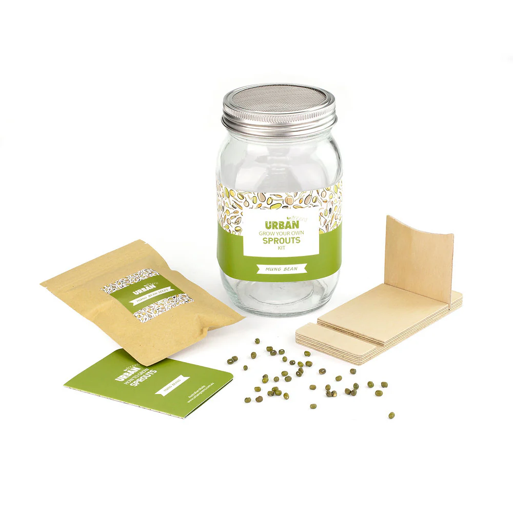 Urban Greens Sprout Jar Kit, Mung Beans - Image 3