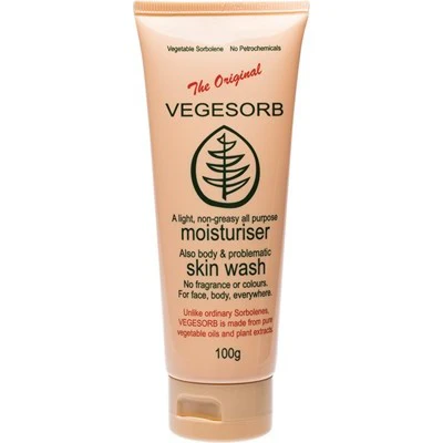 Vegesorb Moisturiser, Sorbolene Alternative, 100g, 250g Or 1Kg