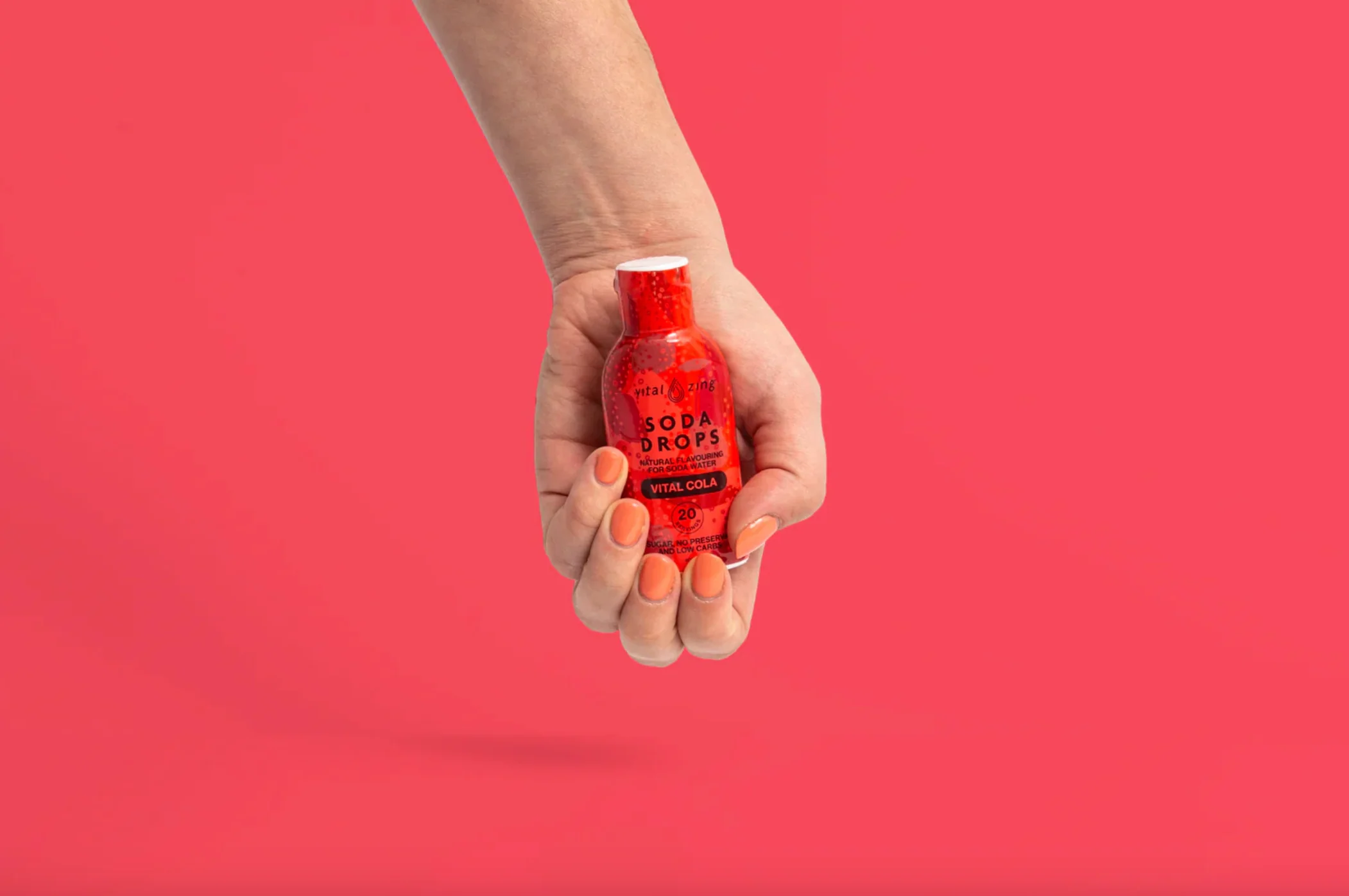 Vital Zing Natural Flavouring Cola Soda Drops 40mL, Sugar & Preservative Free - Image 2