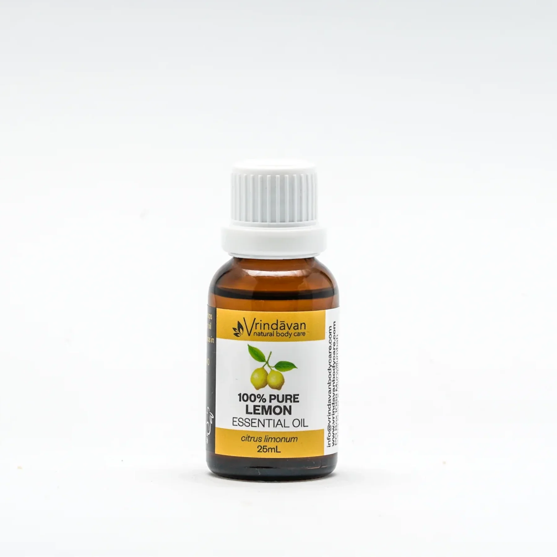 Vrindavan Essential Oil 100% Pure Lemon, 25mL