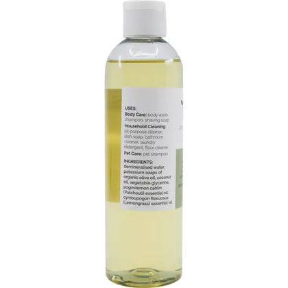 Vrindavan Castile Soap Patchouli Bliss 250mL, With Grounding Aroma Of Patchouli - Image 3