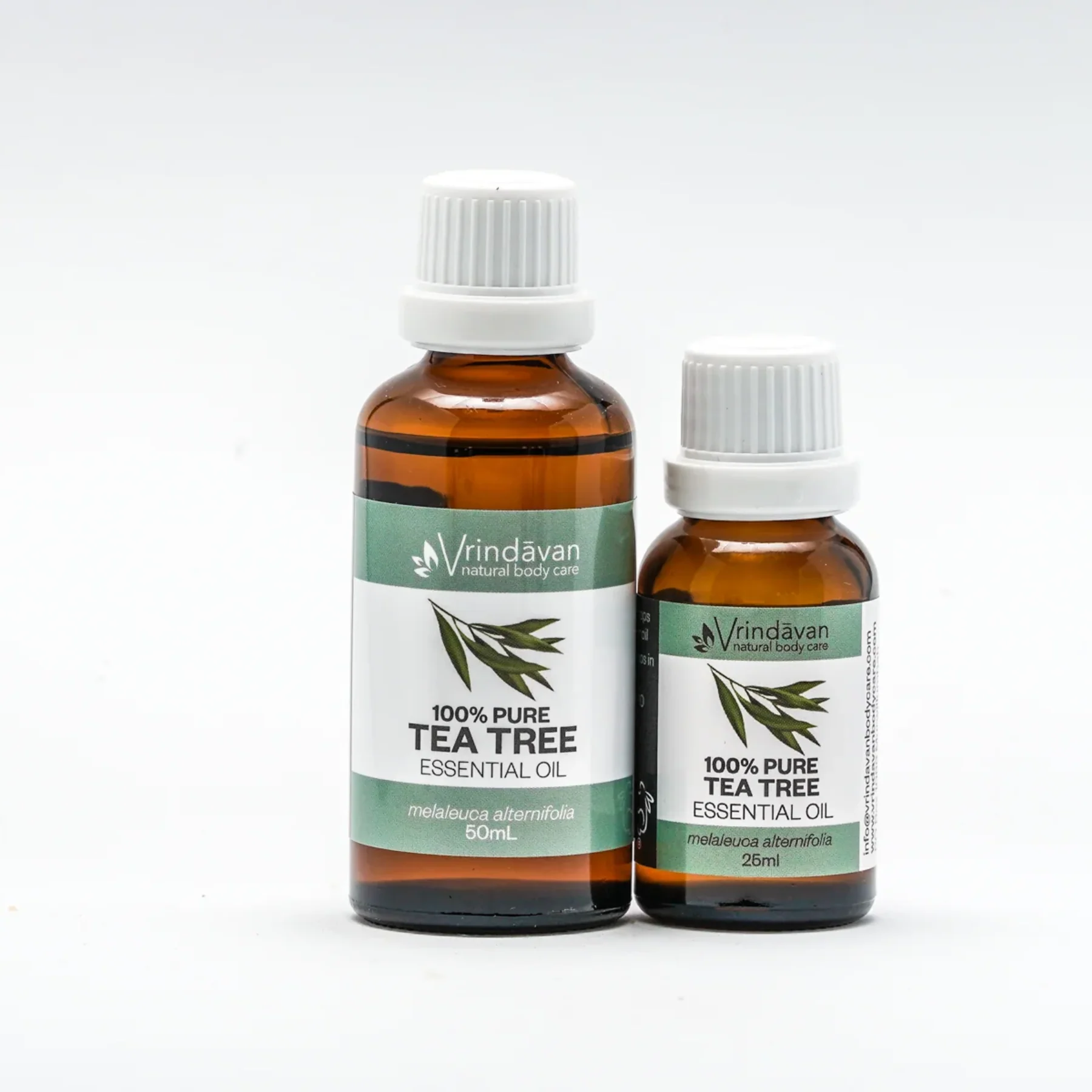 Vrindavan Essential Oil 100% Pure Tea Tree, 25mL Or 50mL