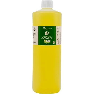 Vrindavan Certified Organic Castor Oil 100mL, 250mL Or 1L, Hexane Free & 100% Natural - Image 3