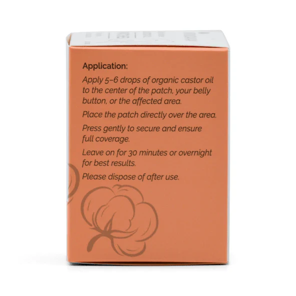 Vrindavan Self-Adhesive Castor Oil 20 Patches, Targeted Application Of Castor Oil - Image 4