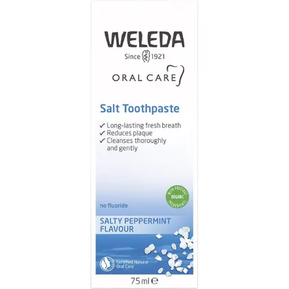 Weleda Salty Toothpaste 75mL, With A Salty Peppermint Flavour - Image 2