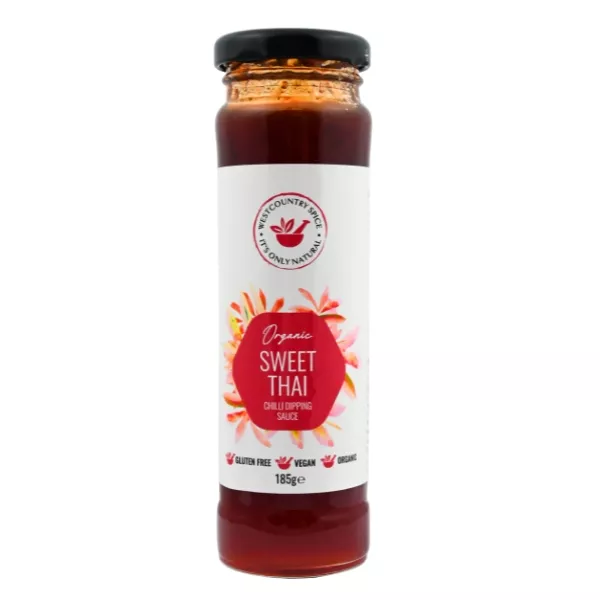 Westcountry Spice Organic Sweet Thai Chili Dipping Sauce 185g, Perfect For Spring Rolls