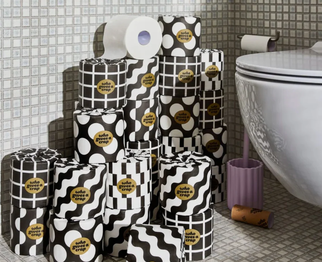 Who Gives a Crap 100% Bamboo Premium 6 Pack Toilet Paper, Super Soft - Image 2