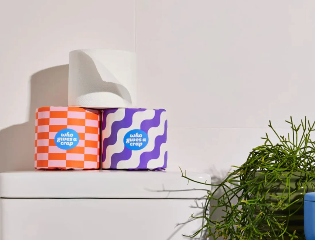 Who Gives a Crap 100% Recycled 6 Pack Toilet Paper, Super Soft - Image 3