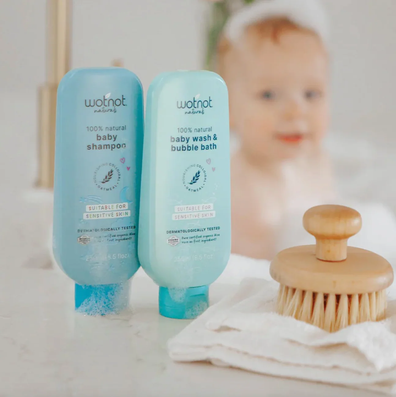 Wotnot Naturals 100% Natural Baby Shampoo 250mL, With Nourishing Colloidal & Oatmeal - Image 3