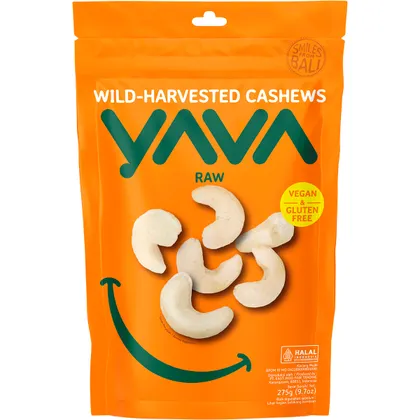 Yava Wild Harvested Raw Cashews 75g Or 275g, A Unique Creamy Cashew Flavour - Image 2