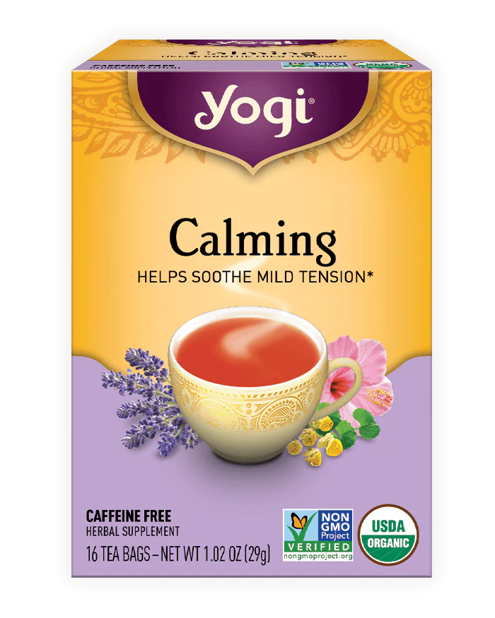 Yogi Herbal Tea 16 Bags, Calming Helps Soothe Mild Tension