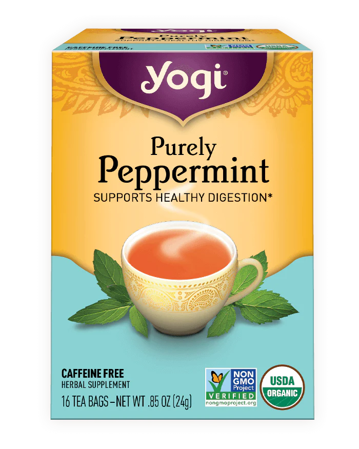 Yogi Tea Herbal Tea, Purely Peppermint 16 Tea Bags