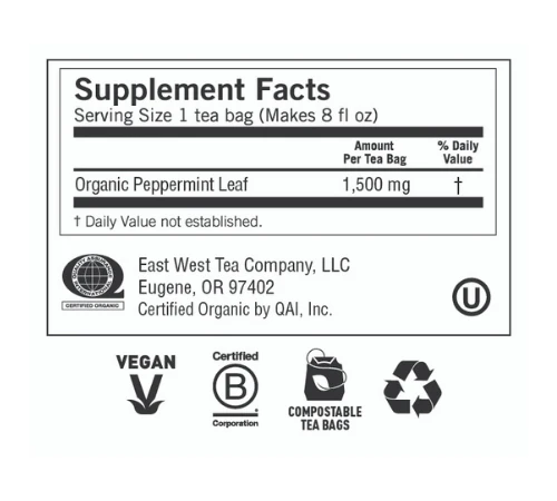 Yogi Tea Herbal Tea, Purely Peppermint 16 Tea Bags - Image 2