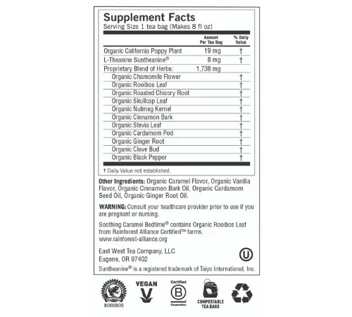 Yogi Tea Herbal Tea, Soothing Caramel Bedtime 16 Bags, For A Good Night's Sleep - Image 5