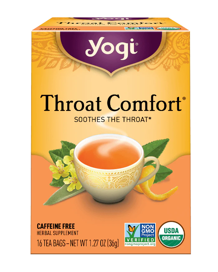 Yogi Tea Herbal Tea, Throat Comfort 16 Bags
