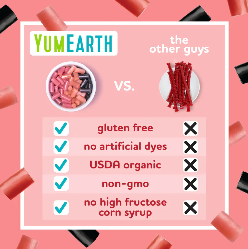 Yum Earth Pomegranate Licorice 142g, Certified Organic & Gluten Free - Image 3