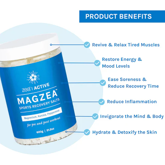 Zea | Active | MAGZEA™ Sports Recovery Salts 600g, For Full-Body Natural Relief - Image 3