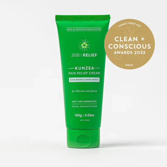 Zea | Relief| Kunzea Pain Relief Cream 50g Or 100g, For Muscles & Joints - Image 4