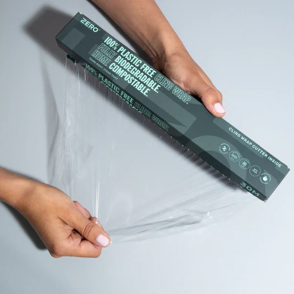 Zero Plastic-Free Cling Wrap 30m X 30 cm, Fully Biodegradable & Home Compostable - Image 5